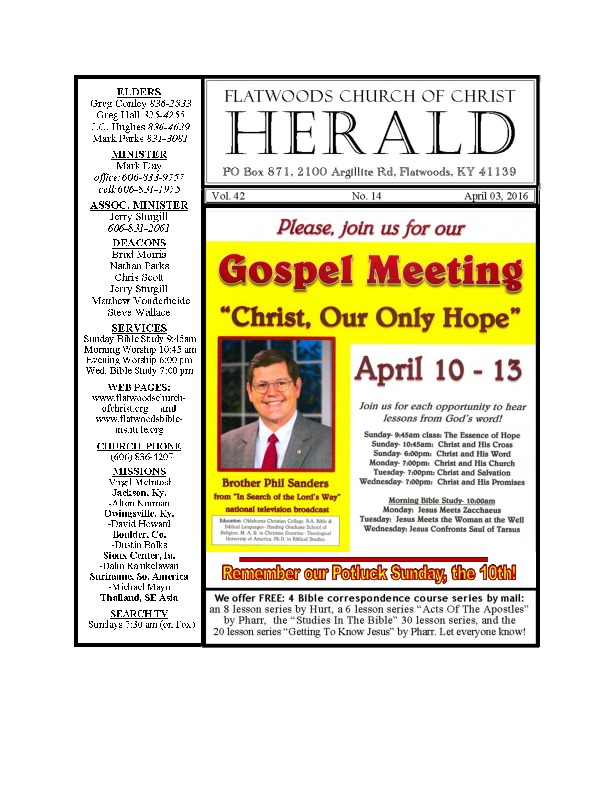 the Herald bulletin April 3rd edition-thumbnail